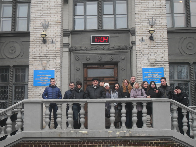 Ознайомлення з експериментальними лабораторіями ДП «Науково-дослідний інститут будівельних конструкцій»
